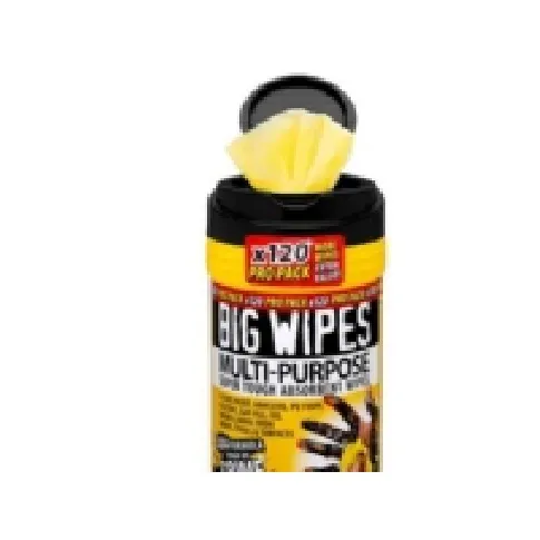 Bilde av best pris Big wipes multi-purpose 120stk - Anti-bakterielle ekstra stærke renseservietter Klær og beskyttelse - Diverse klær