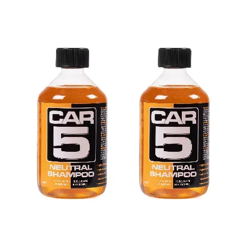 Bilde av best pris Bilshampo CAR5 Neutral Shampoo, 2 x 500 ml