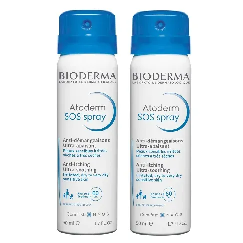 Bilde av best pris Bioderma - 2 x Atoderm SOS Spray 50 ml - Skjønnhet