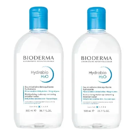 Bilde av best pris Bioderma - 2 x Hydrabio H2O Micellar Solution 500 ml - Skjønnhet