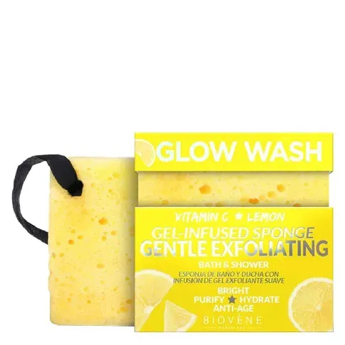 Bilde av best pris Biovène Glow Wash Gentle Exfoliating Vitamin C & Lemon Gel-Infuse Hudpleie - Kroppspleie - Skrubb og peeling