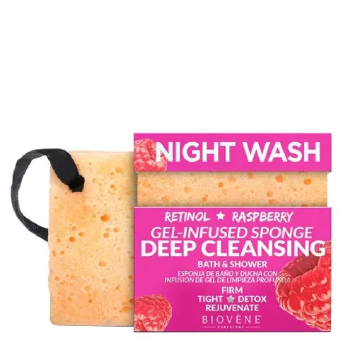 Bilde av best pris Biovène Night Wash Deep Cleansing Retinol & Raspberry Gel-Infused Hudpleie - Kroppspleie - Dusj