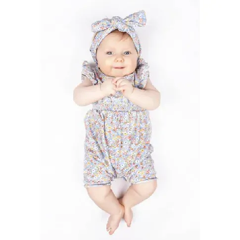 Bilde av best pris Blå Blomstrete Vilje &amp; Ve Melina Rumper - Babyklær