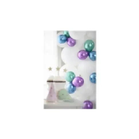 Bilde av best pris Blå glossy ballon, 50 stk Skole og hobby - Festeutsmykking - Ballonger