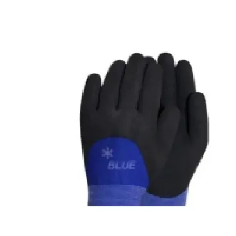 Bilde av best pris Blå vinterhanske størrelse 10 - Polyesterhanske med akrylfôr. Klær og beskyttelse - Hansker - Arbeidshansker