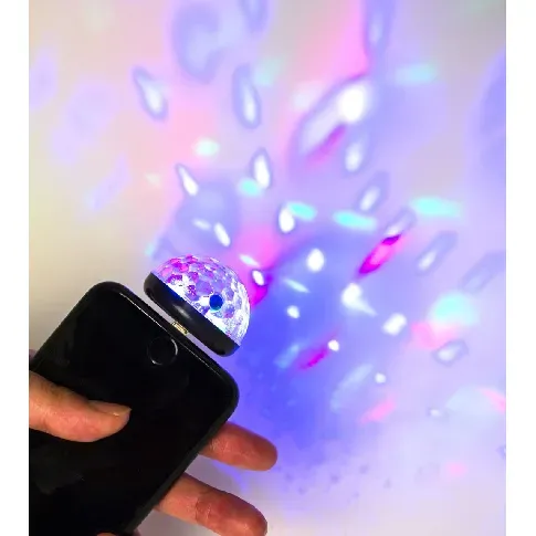Bilde av best pris Black Phone Disco Light (US173-BK-EU) - Gadgets