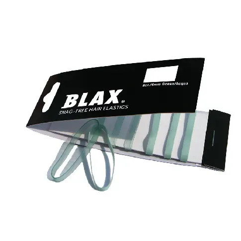 Bilde av best pris Blax Snag Free Hair Elastics Ocean 8pcs Hårpleie - Hårpynt og tilbehør - Tilbehør