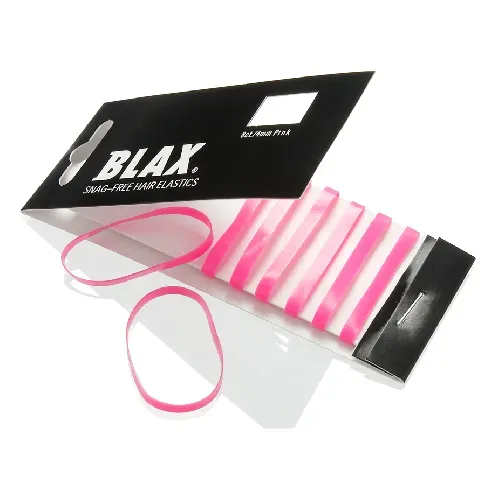 Bilde av best pris Blax Snag Free Hair Elastics Pink 8pcs Hårpleie - Hårpynt og tilbehør - Tilbehør