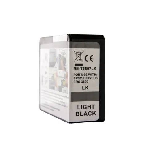 Bilde av best pris Blekkpatron, erstatter Epson T5807, lys svart, 84 ml Blekk