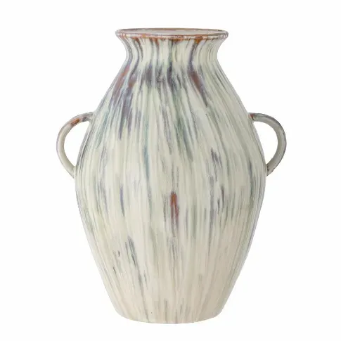 Bilde av best pris Bloomingville - Sanella Vase, Green, Stoneware (82060425) - Hjemme og kjøkken