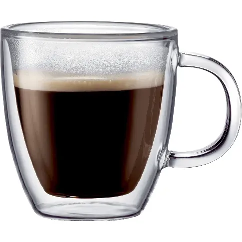 Bilde av best pris Bodum BISTRO dobbeltvegget espressoglass m. hank, 2 stk. Espressokopp