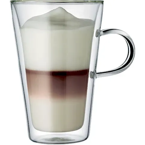 Bilde av best pris Bodum CANTEEN Dobbeltvegget glass med hank, 2 stk. - 0,4 l Kaffeglass