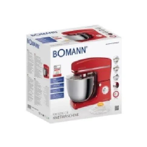 Bilde av best pris Bomann KM 6036 CB - Blander - 10 liter - 1.5 kW - rød Kjøkkenapparater - Kjøkkenmaskiner - Håndmiksere