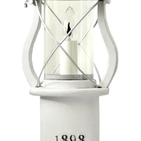 Bilde av best pris Bordlampe antikk lykt av tre Strikking, pynt, garn og strikkeoppskrifter