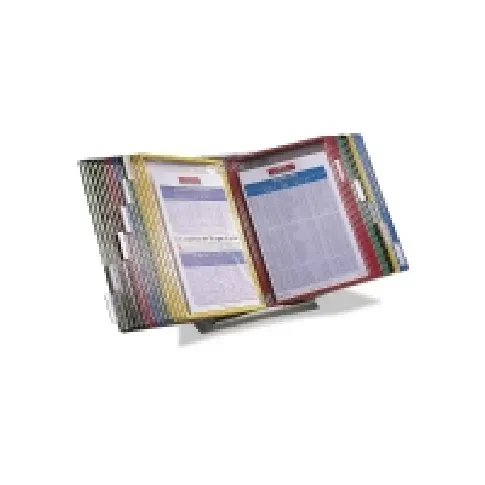 Bilde av best pris Bordstander DJOIS t-technic, A4, 30 lommer, assorterede farver Arkivering - Presentasjonsmapper & omslag - Dokument presentasjoner & tilbehør