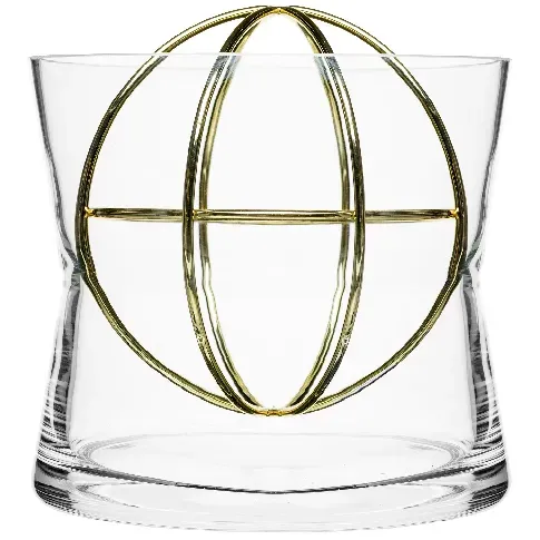 Bilde av best pris Born in Sweden Sphere vase, large, rustfritt stål, gullbelagt Vase