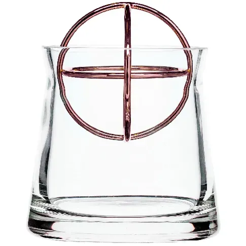 Bilde av best pris Born in Sweden Sphere vase, small, rustfritt stål, kobberbelagt Vase