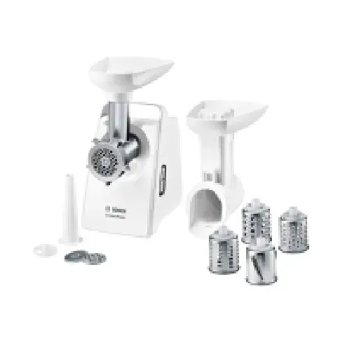 Bilde av best pris Bosch CompactPower MFW3X14W - Kjøttkvern - 500 W - hvit Kjøkkenapparater - Kjøkkenmaskiner