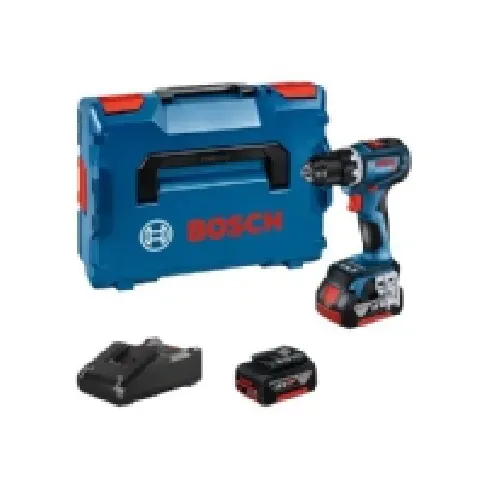 Bilde av best pris Bosch GSR 18V-90 C Professional - Drill/driver - trådløs - 2 hastigheter - nøkkelfri borhylse 13 mm - 64 N·m - 2 batterier, inkludert lader - 18 V El-verktøy - Prof. Akku verktøy - Driller