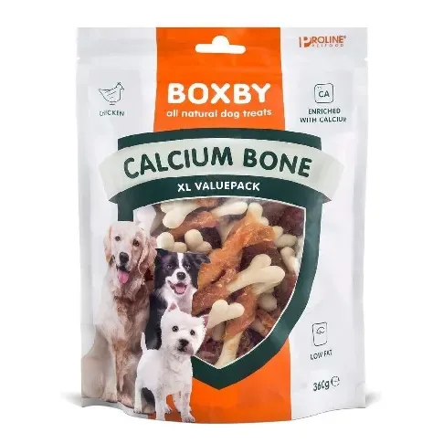 Bilde av best pris Boxby Calcium Bones Kylling 360 g Hund - Hundegodteri - Godbiter til hund