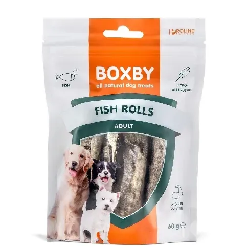 Bilde av best pris Boxby Fiskeruller 60 g Hund - Hundegodteri - Godbiter til hund
