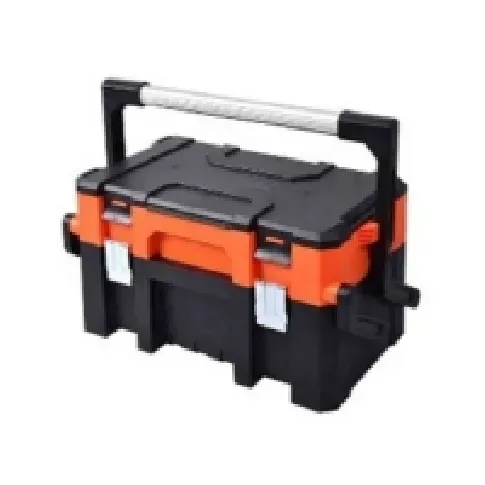 Bilde av best pris Boxer® kraftig værktøjskasse med aluhåndtag 58 x 35,4 x 28,6 cm Verktøy & Verksted - Til verkstedet - Oppbevaring