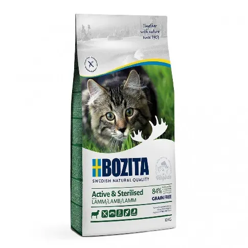 Bilde av best pris Bozita Active & Sterilised Grain free Lamb (10 kg) Katt - Kattemat - Spesialfôr - Kattemat for sterilisert katt