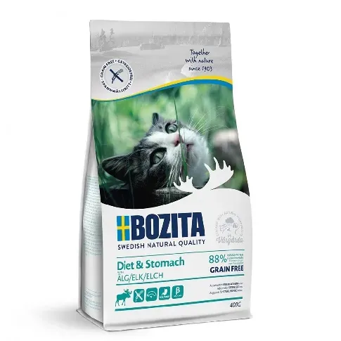 Bilde av best pris Bozita Diet & Stomach Grain Free Elk (400 g) Katt - Kattemat - Spesialfôr - Diettfôr til katt