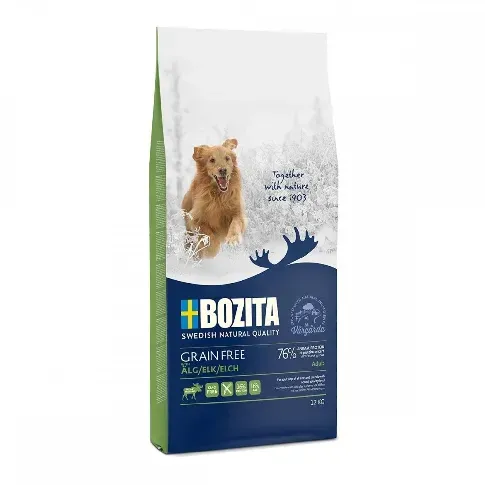 Bilde av best pris Bozita Grain Free Elk (12,5 kg) Hund - Hundemat - Kornfritt hundefôr