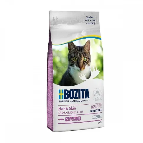 Bilde av best pris Bozita Hair & Skin Wheat Free Salmon (10 kg) Katt - Kattemat - Voksenfôr til katt