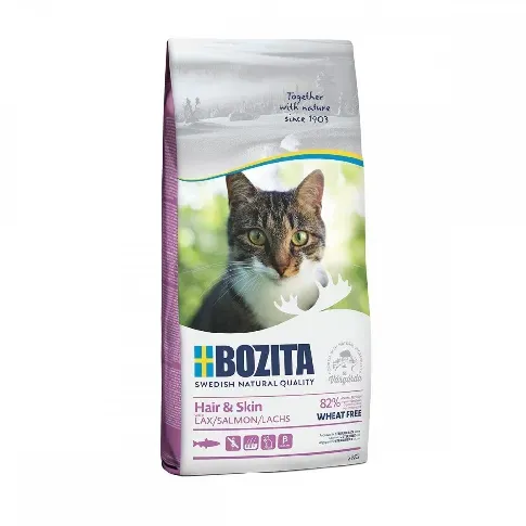 Bilde av best pris Bozita Hair & Skin Wheat Free Salmon (2 kg) Katt - Kattemat - Voksenfôr til katt