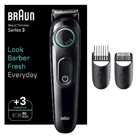 Bilde av best pris Braun Beard Trimmer Series 3 Mann - Barbering - Skjeggtrimmer og barbermaskin