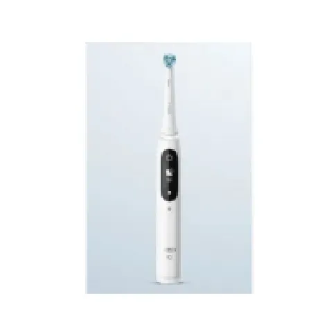 Bilde av best pris Braun Oral-B iO Series 7 med 2 børstehoder og reiseveske, hvit alabast Helse - Tannhelse - Elektrisk tannbørste