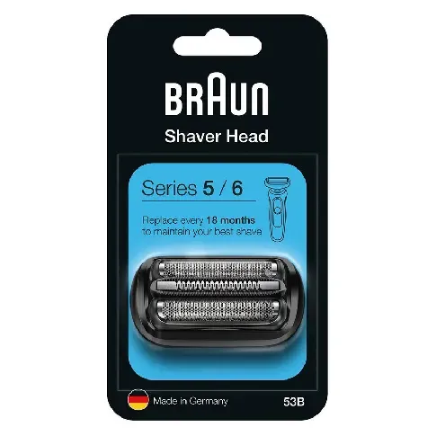 Bilde av best pris Braun Shaver Head Series 5/6 53B Mann - Barbering - Skjeggtrimmer og barbermaskin