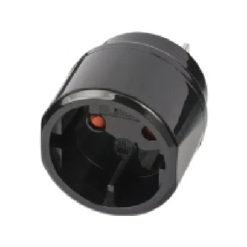 Bilde av best pris Brennenstuhl 1508450, Type C (Europlug), Type A, 250 V, 16 A, Sort, Blister PC tilbehør - Ladere og batterier - Strømforsyningsadapter