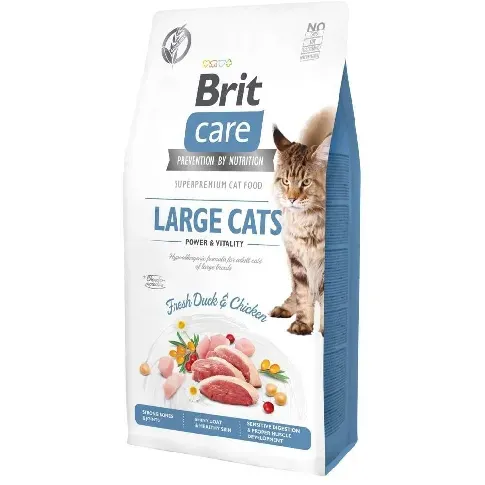 Bilde av best pris Brit Care Cat Grain Free Large Cats Power & Vitality (2 kg) Katt - Kattemat - Kornfri kattemat