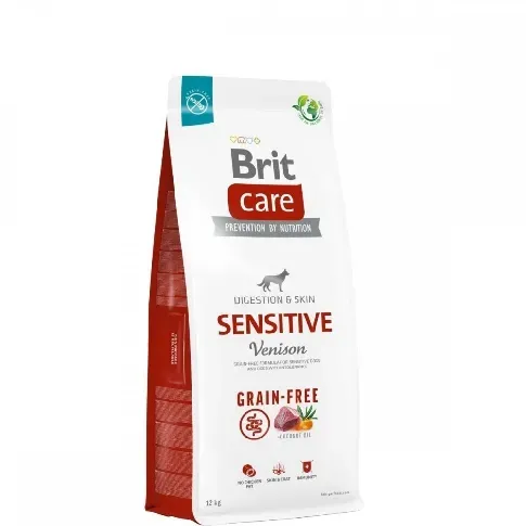 Bilde av best pris Brit Care Dog Grain-free Sensitive (12 kg) Hund - Hundemat - Spesialfôr - Hundefôr til følsom hud