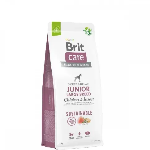 Bilde av best pris Brit Care Dog Sustainable Junior Large Breed (12 kg) Valp - Valpefôr - Tørrfôr til valp
