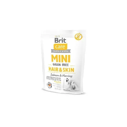 Bilde av best pris Brit Care Mini Grain Free Hair & Skin (400 g) Hund - Hundemat - Spesialfôr - Hundefôr til følsom hud