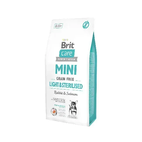 Bilde av best pris Brit Care Mini Grain Free Light & Sterilised (7 kg) Hund - Hundemat - Spesialfôr - Diettfôr til hund