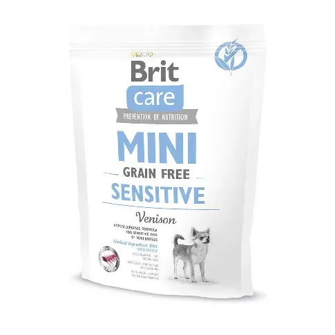 Bilde av best pris Brit Care Mini Grain Free Sensitive (400 g) Hund - Hundemat - Spesialfôr - Hundefôr til følsom hud
