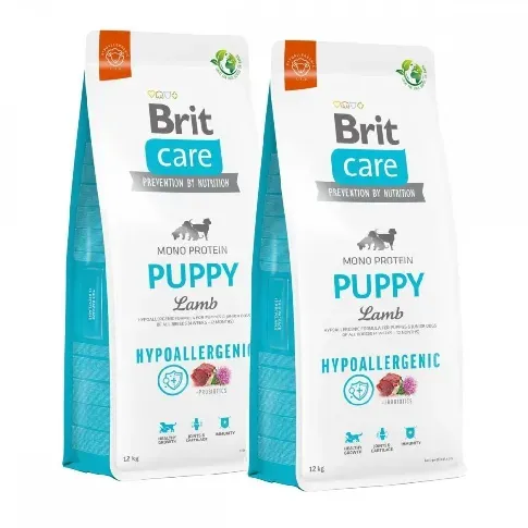 Bilde av best pris Brit Care Puppy Hypoallergenic Lamb 2x12 kg Valp - Valpefôr - Tørrfôr til valp