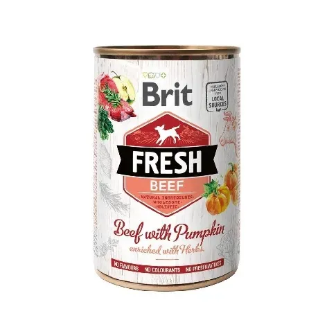 Bilde av best pris Brit Fresh Cans Beef With Pumpkin Hund - Hundemat - Våtfôr