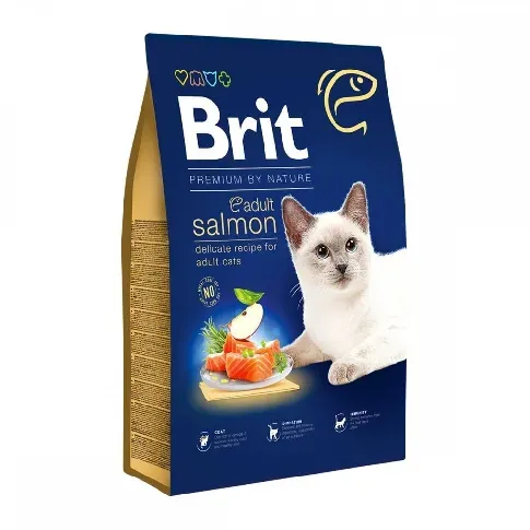 Bilde av best pris Brit Premium By Nature Cat Adult Salmon (1,5 kg) Katt - Kattemat - Tørrfôr