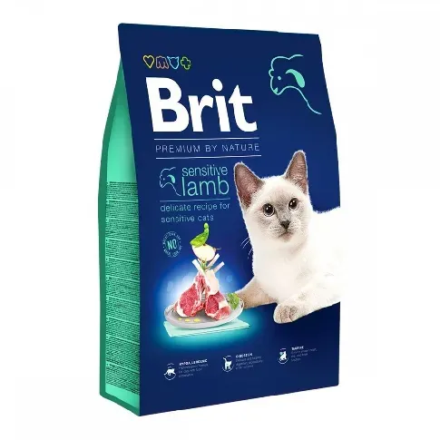 Bilde av best pris Brit Premium By Nature Cat Sensitive Lamb (1,5 kg) Katt - Kattemat - Spesialfôr - Kattemat for følsom mage