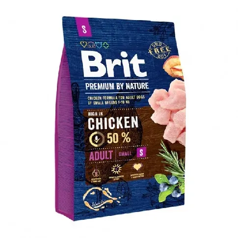 Bilde av best pris Brit Premium By Nature Dog Adult Small Chicken (8 kg) Hund - Hundemat - Voksenfôr til hund