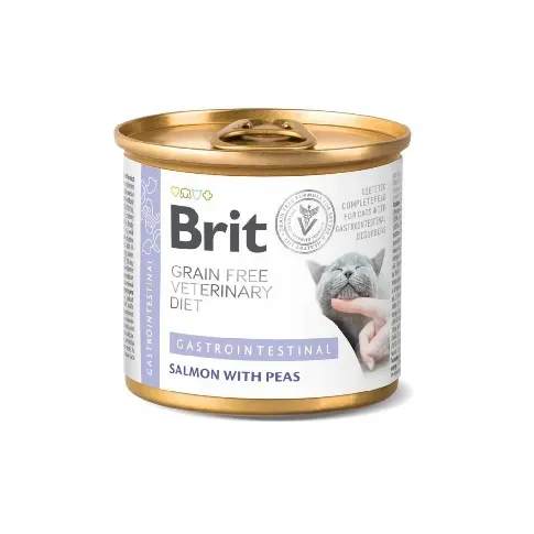Bilde av best pris Brit Veterinary Diet Cat Gastrointestinal Grain Free 200 g Veterinærfôr til katt - Mage-  & Tarmsykdom
