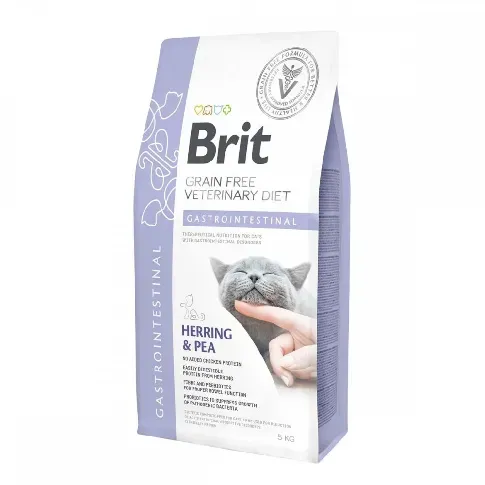 Bilde av best pris Brit Veterinary Diet Cat Gastrointestinal Grain Free (5 kg) Veterinærfôr til katt - Mage-  & Tarmsykdom