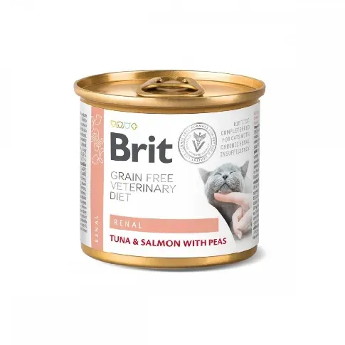 Bilde av best pris Brit Veterinary Diet Cat Renal Grain Free 200 g Veterinærfôr til katt - Nyresykdom