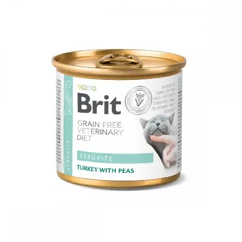 Bilde av best pris Brit Veterinary Diet Cat Struvite Grain Free 200 g Veterinærfôr til katt - Problem med urinveiene